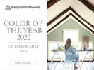 Benjamin Moore 2022 Color of The Year - October Mist