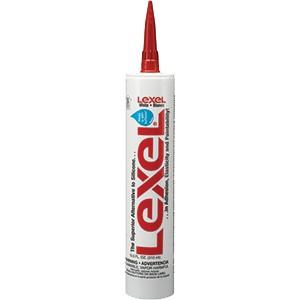 Sashco® Lexel® White 10.5 oz Indoor and Outdoor Sealant - Case of (12)