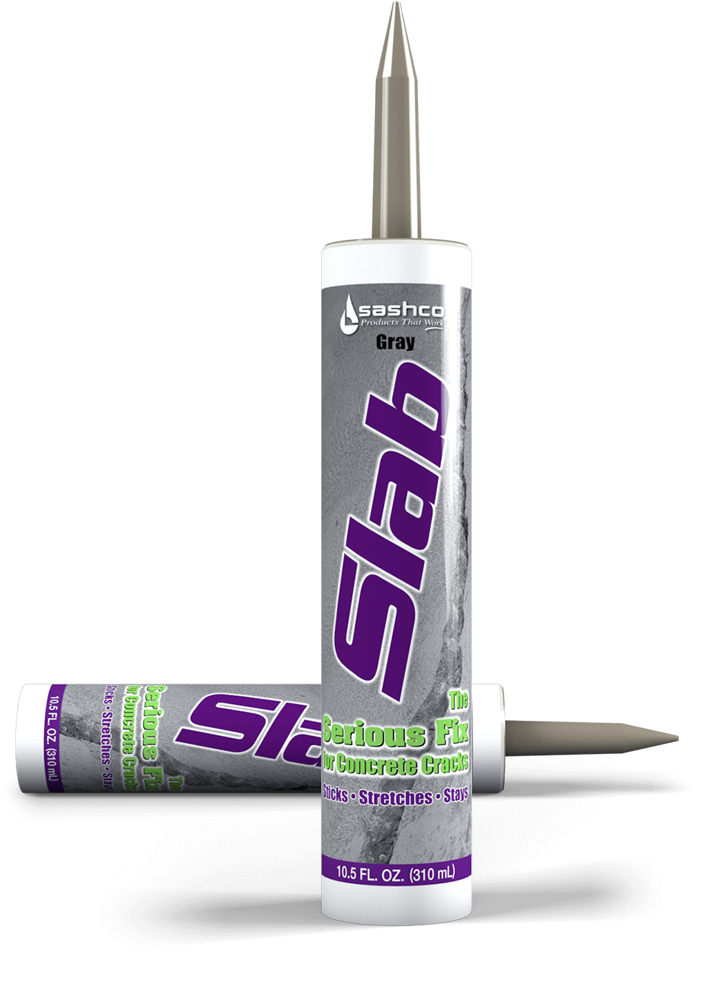 Sashco® Slab Conrete® Gray 10.5 oz Caulk Case of (12)