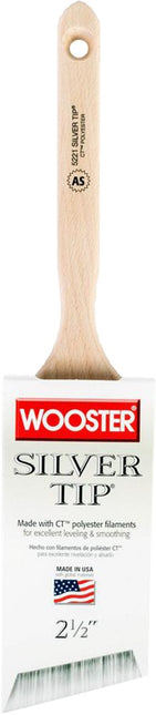 Wooster Silver Tip® 2.5" Soft Bristle Angle Paint Brush 5221