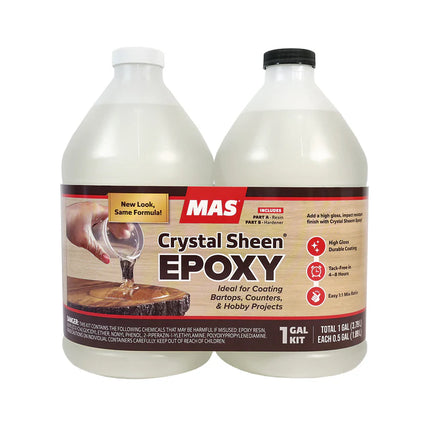 MAS Epoxy Crystal Sheen Coating Epoxy 1g Kit