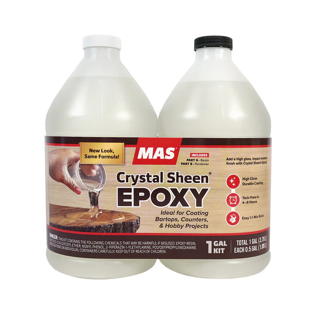 MAS Epoxy Crystal Sheen Coating Epoxy 1g Kit