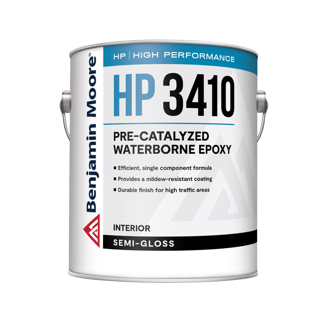 BENJAMIN MOORE HP3410 High Performance Pre-Catalyzed Waterborne Epoxy - Semi-Gloss