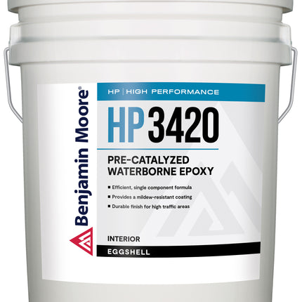 BENJAMIN MOORE HP3420 High Performance Pre-Catalyzed Waterborne Epoxy - Eggshell
