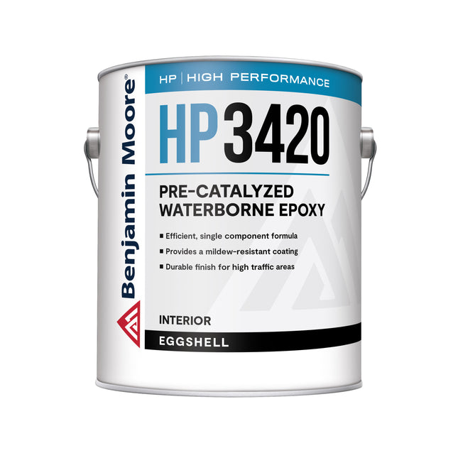 BENJAMIN MOORE HP3420 High Performance Pre-Catalyzed Waterborne Epoxy - Eggshell