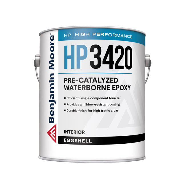 BENJAMIN MOORE HP3420 High Performance Pre-Catalyzed Waterborne Epoxy - Eggshell