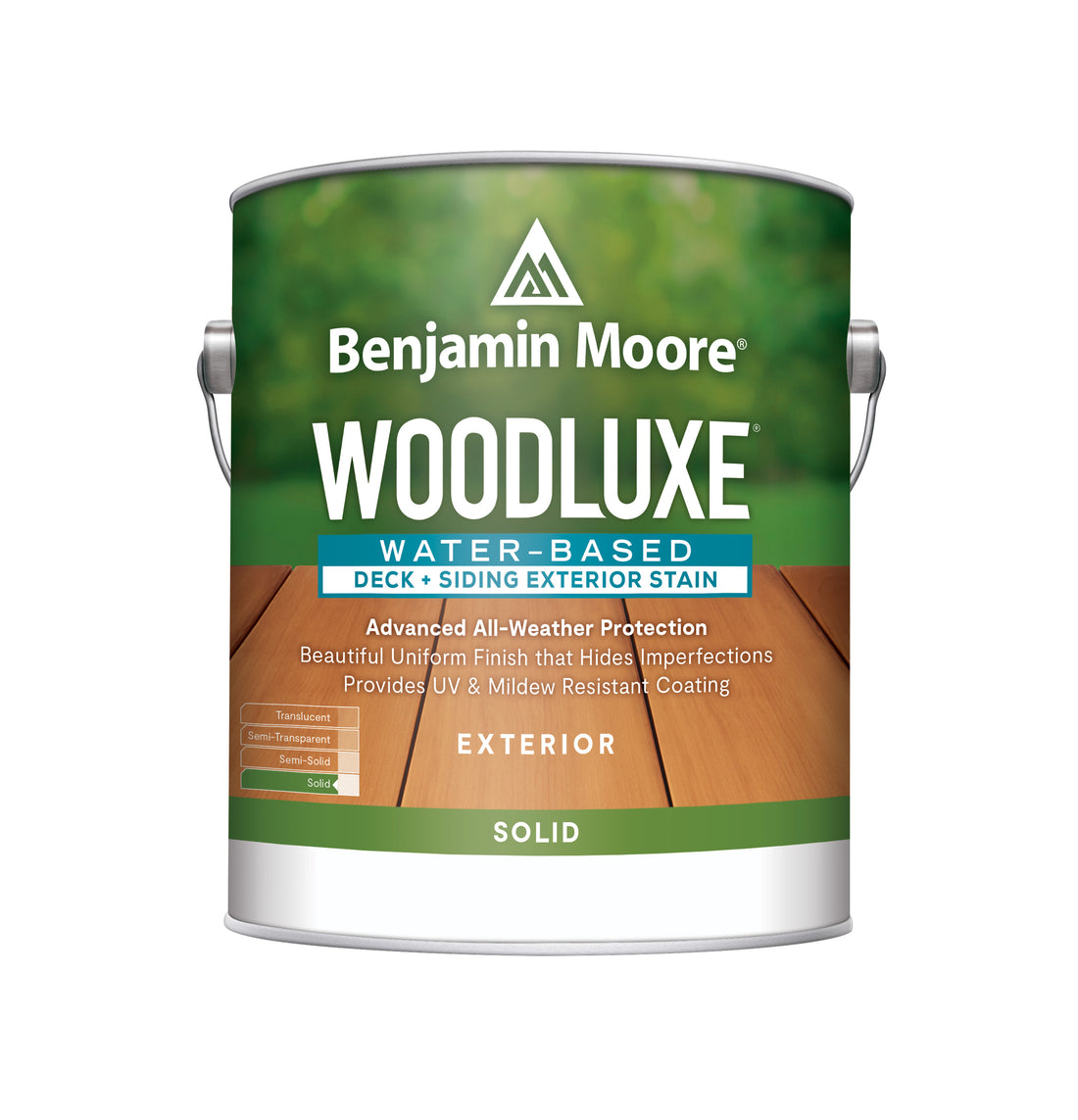 Benjamin Moore Woodluxe Solid Deck and Siding Stain 694
