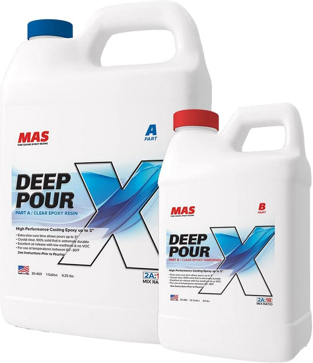 MAS Epoxies 30-460 1.5gal Kit Deep Pour X Epoxy Resin