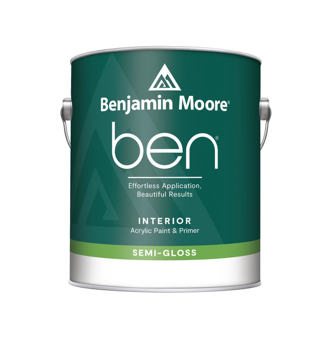 ben® Waterborne Interior Paint - Semi-Gloss N627
