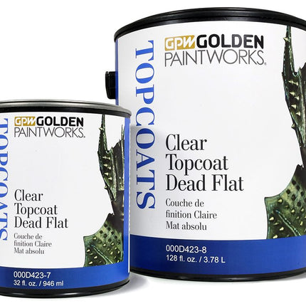 GOLDEN PAINTWORKS CLEAR TOPCOAT DEAD FLAT GAL