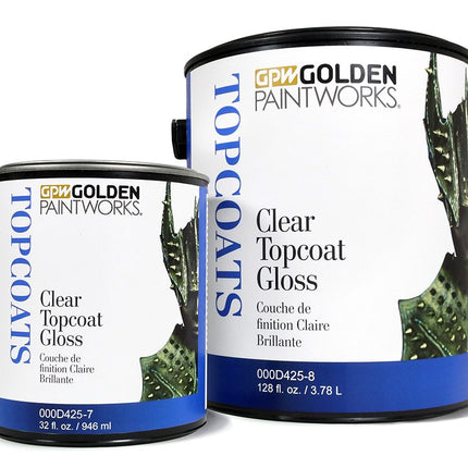 GOLDEN PAINTWORKS CLEAR TOPCOAT GLOSS GAL