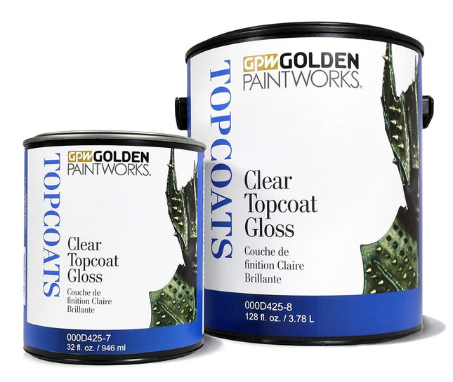 GOLDEN PAINTWORKS CLEAR TOPCOAT GLOSS GAL