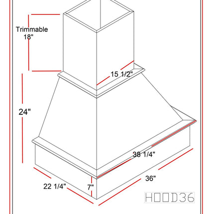 WOODEN HOOD