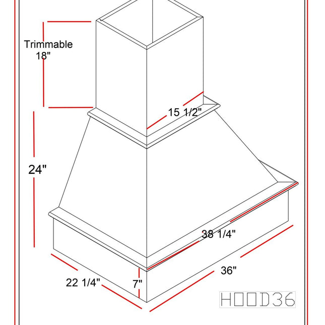 WOODEN HOOD