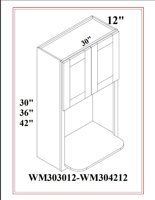 WALL MICROWAVE CABINET