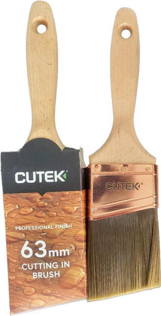 CUTEK 00023 2-1/2" Angled Professional Finish Cutting-In Brush