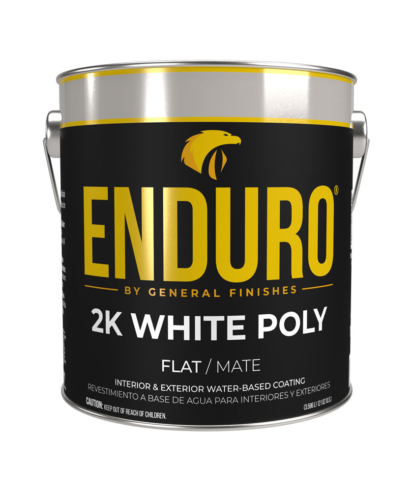 ENDURO 2K POLY WHITE W/ CATALYST by General Finishes