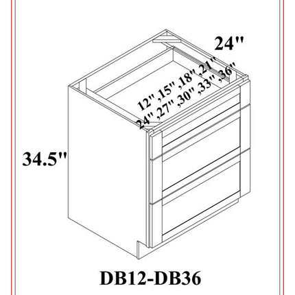 DRAWER BASES | 3 DRAWERS