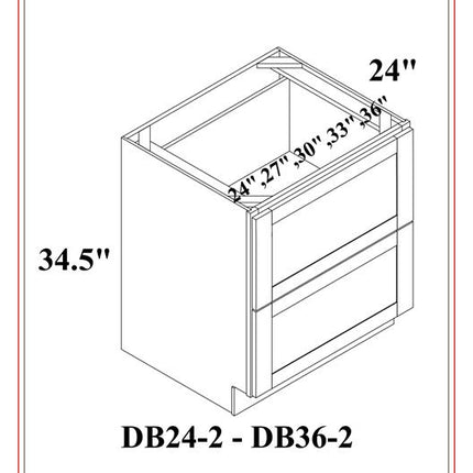 DRAWER BASES | 2 DRAWERS