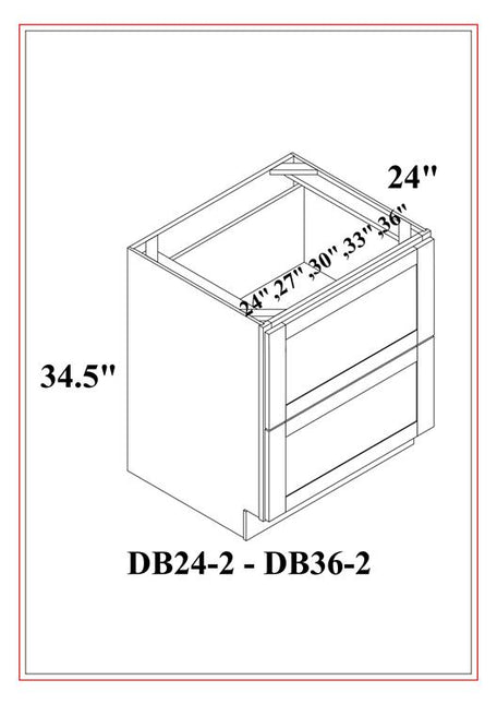 DRAWER BASES | 2 DRAWERS