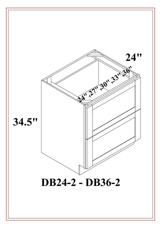 DRAWER BASES | 2 DRAWERS