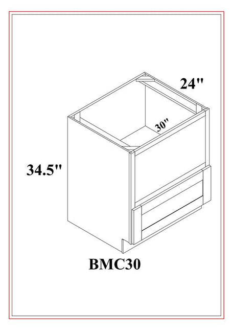 MICROWAVE CABINET BASE 30"