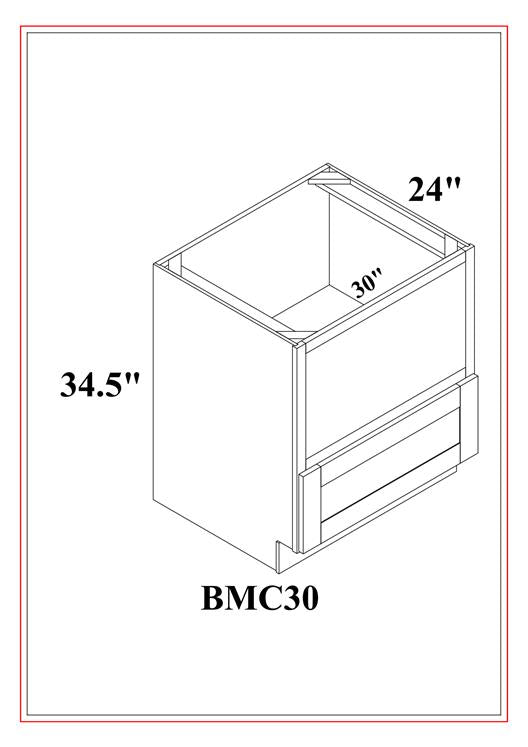 MICROWAVE CABINET BASE 30"