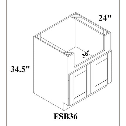 FARM SINK CABINET BASE 36"