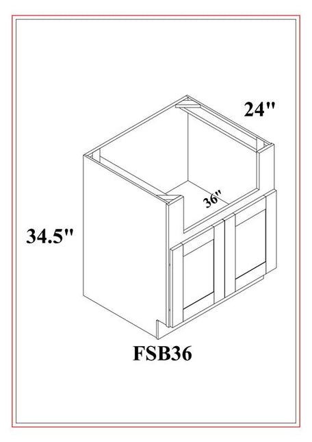 FARM SINK CABINET BASE 36"