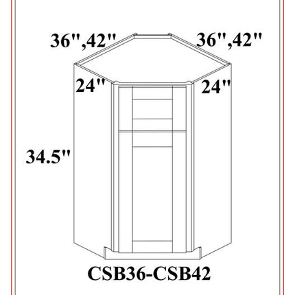 CORNER SINK BASES