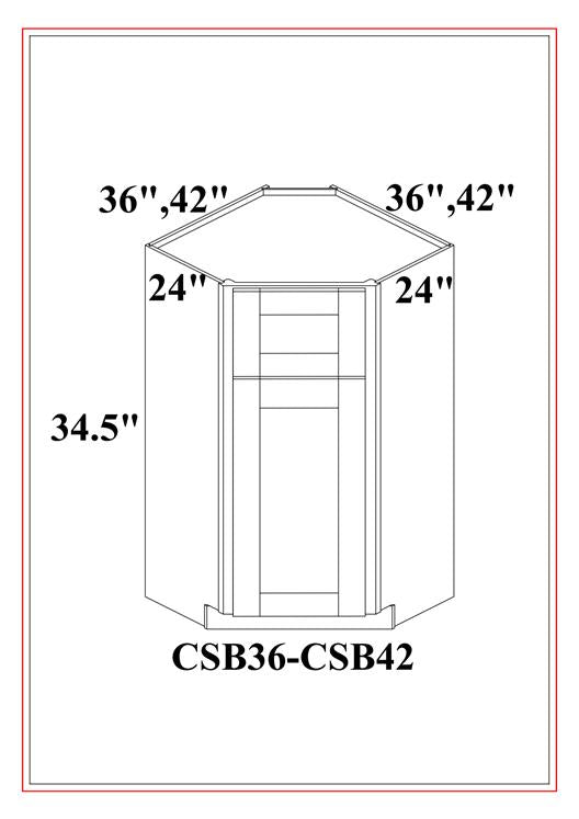 CORNER SINK BASES