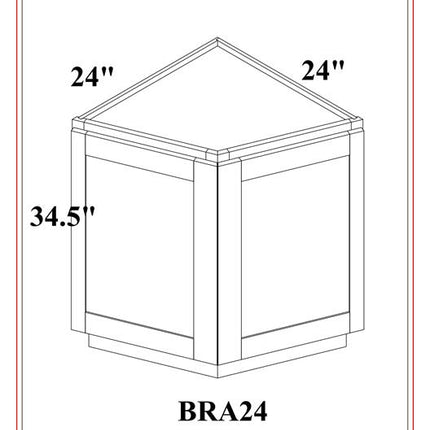 BASE RETURN ANGLE CABINET