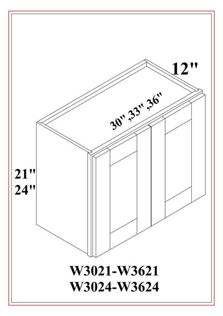 REFRIGERATOR WALL CABINETS DOUBLE DOOR