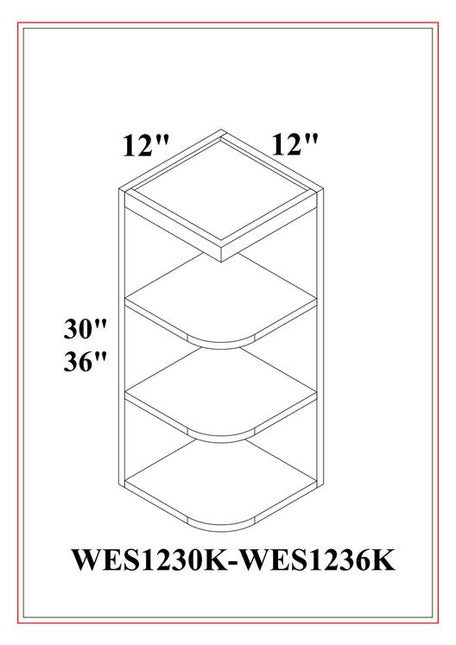 WALL END SHELF