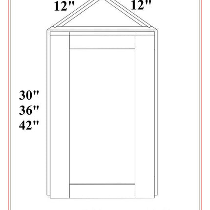 WALL ANGLE END CABINET