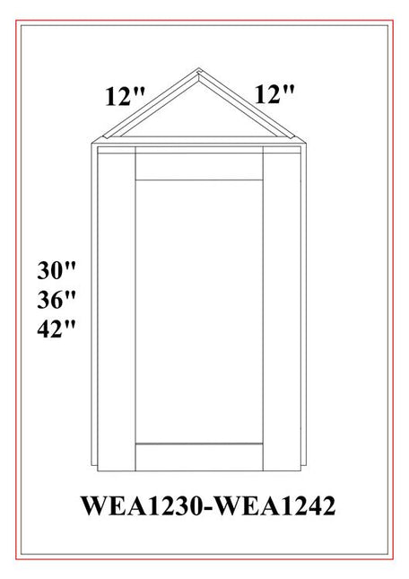 WALL ANGLE END CABINET