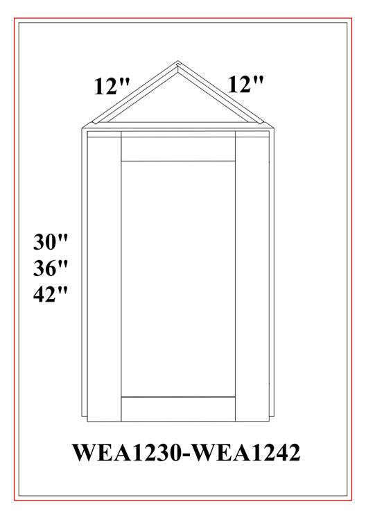 WALL ANGLE END CABINET