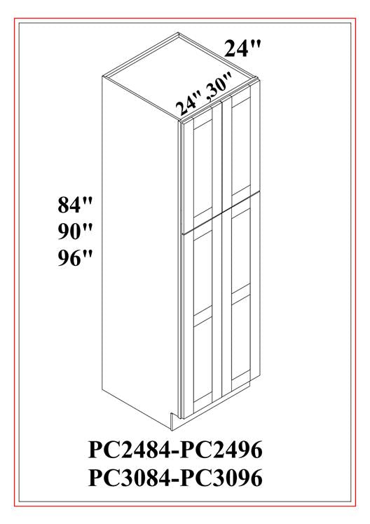 TALL PANTRY DOUBLE DOOR