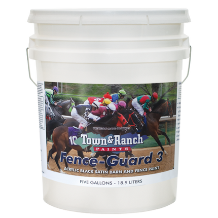Farrell & Calhoun Barn & Fence Paint Flat Finish 5g Black White & Barn Red