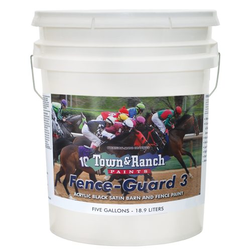 Farrell & Calhoun Barn & Fence Paint Flat Finish 5g Black White & Barn Red