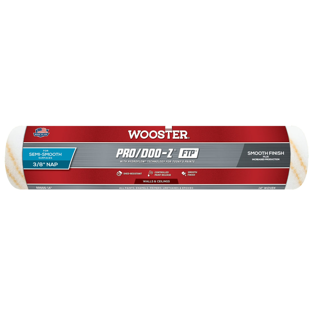 Wooster PRO/DOO-Z® FTP® Smooth Finish Nap - Various Sizes