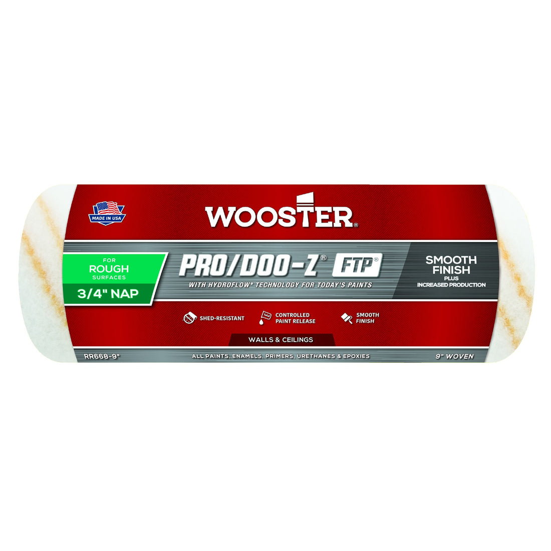Wooster PRO/DOO-Z® FTP® Smooth Finish Nap - Various Sizes