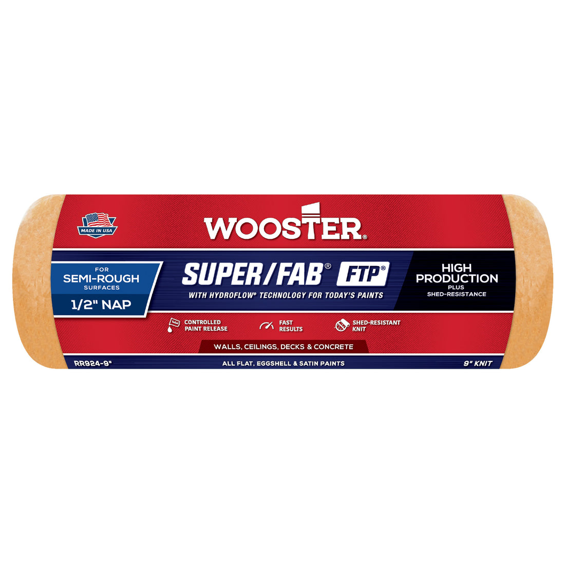 Wooster SUPER/FAB® FTP® Roller Nap - Various Sizes