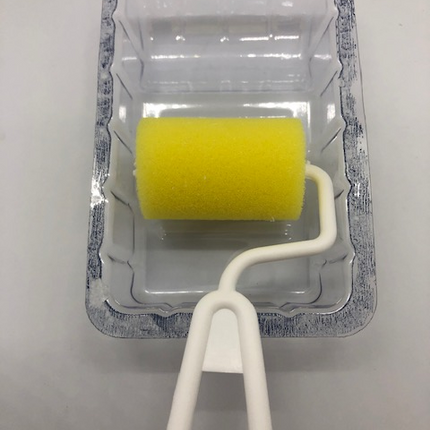 Mini Foam Roller & Tray for Samples