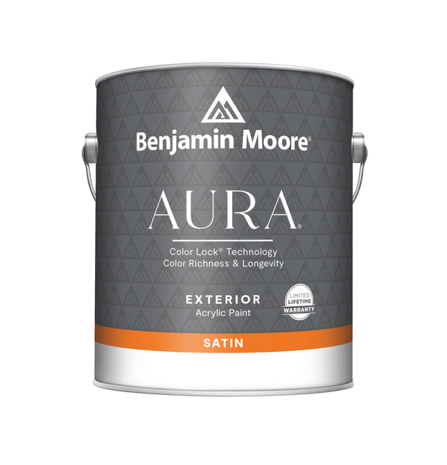 Aura Waterborne Exterior Paint - Satin Finish N631