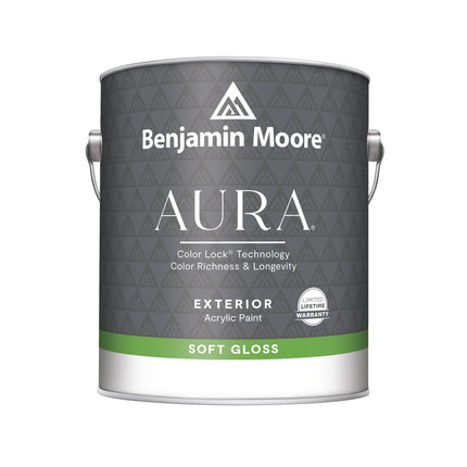Aura Waterborne Exterior Paint - Soft-Gloss Finish N632