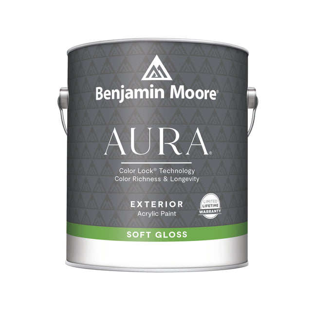 Aura Waterborne Exterior Paint - Soft-Gloss Finish N632