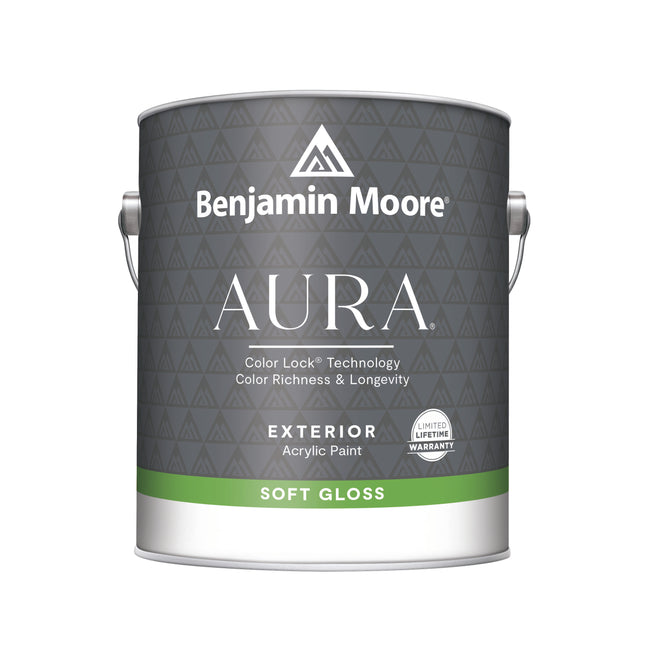 Aura Waterborne Exterior Paint - Soft-Gloss Finish N632