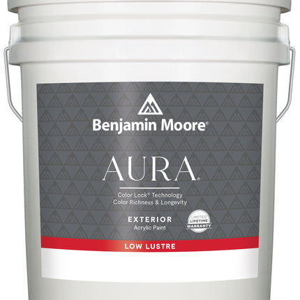Aura Waterborne Exterior Paint - Low Lustre Finish N634