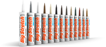 Sashco® Big Stretch® 10.5 oz Caulk - Choose From 8 Colors